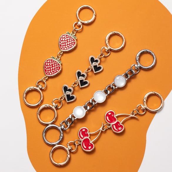 1 Piece Sweet Fruits Aluminum Women's Bag Extension Chain 2