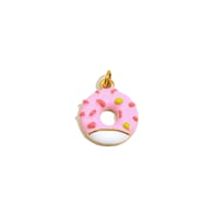 Pendentif donut dégoulinant d&#39;huile - or - 3 Image2