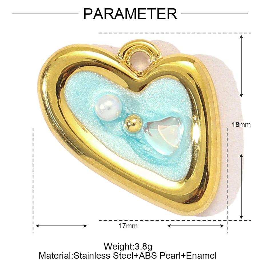1 pezzo di ciondolo classico a forma di farfalla in acciaio inossidabile color oro da donna Immagine2