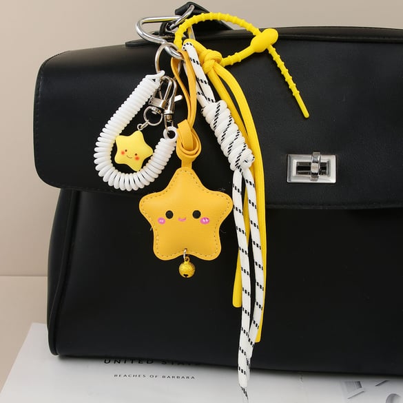 Simple Series Cute Star PU Women's Bag Charms 2