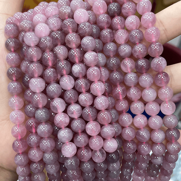 1 paire de perles de bijoux géométriques simples en pierres naturelles 2