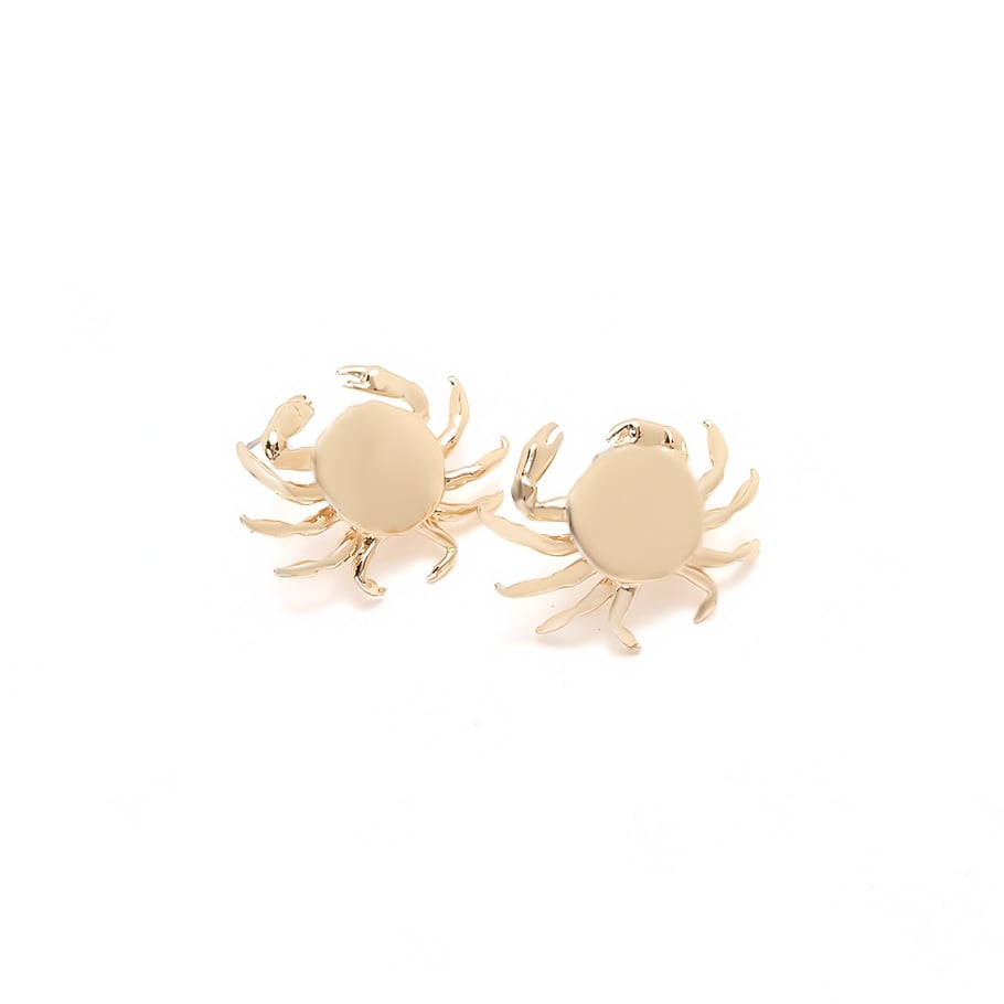 1 Pair Crab Alloy Stud Earrings Picture3