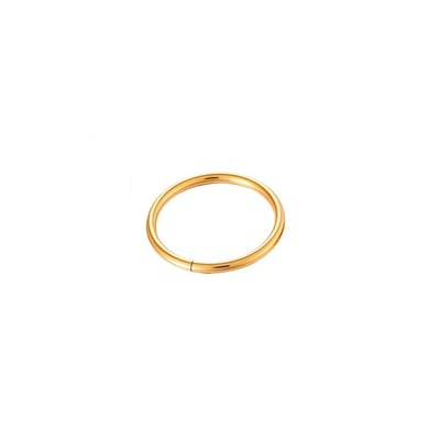 1 pieza de pendientes minimalistas de acero inoxidable color dorado para mujer h5 Imagen6