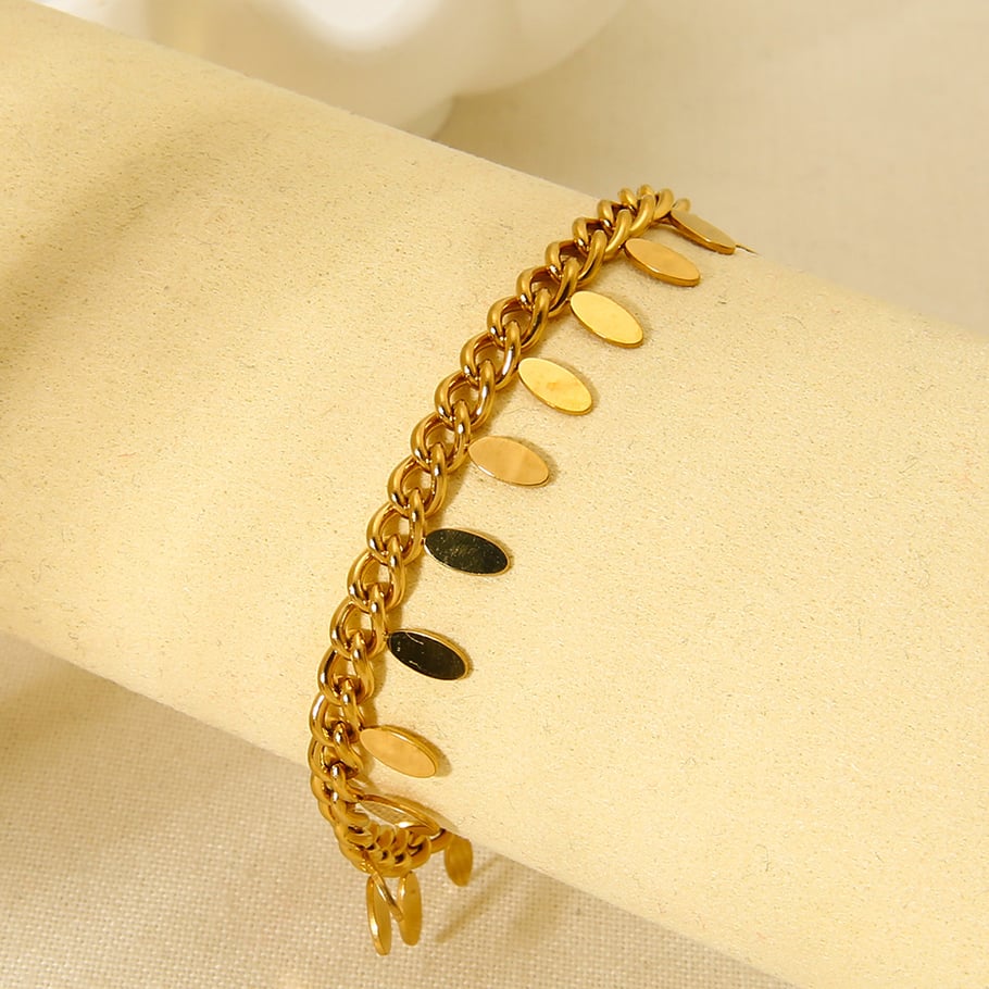 Simple Series Daily Chain roestvrijstalen damesarmbanden Afbeelding4