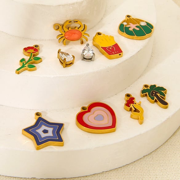 Ethnic Series DIY Stainless Steel Pendants 2