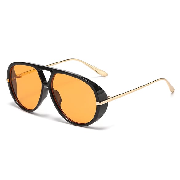 1 Paar einfache Serie lässige einfarbige Damen-Sonnenbrille