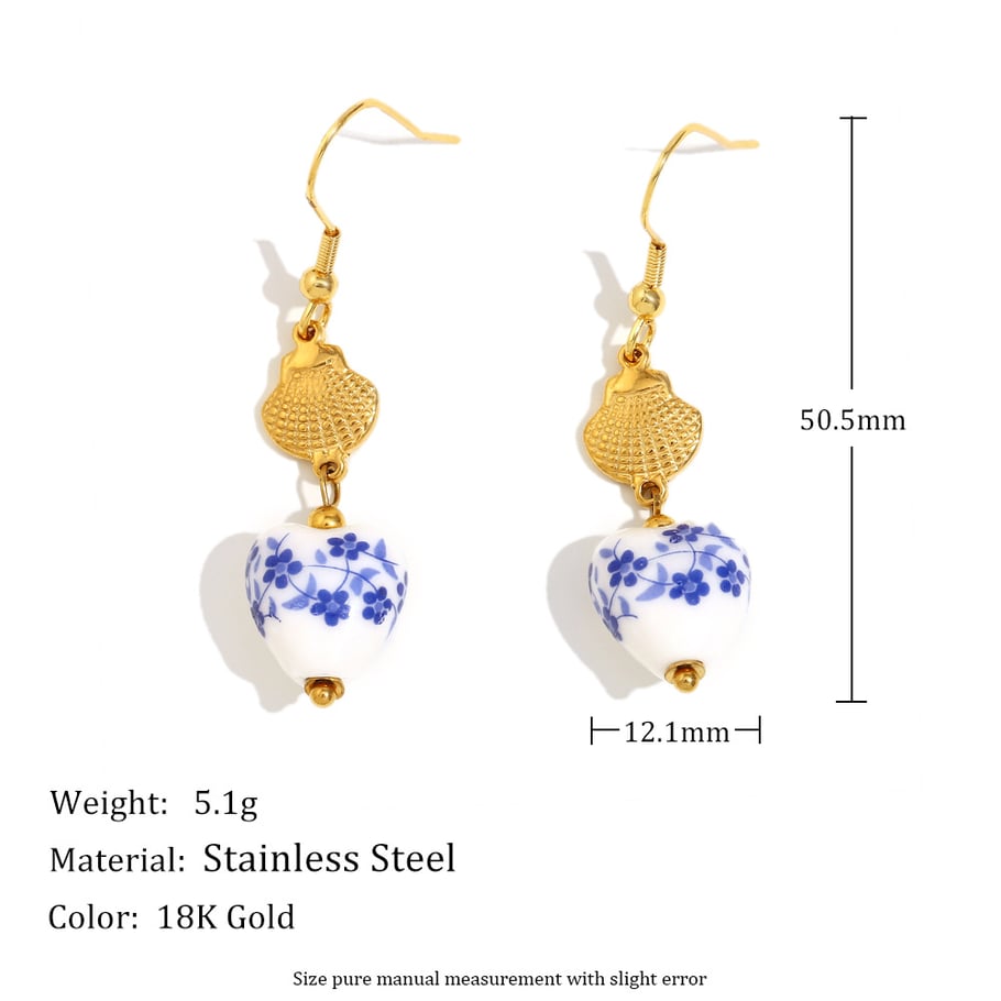 1 paire de boucles d&#39;oreilles simples en acier inoxydable pour femme, motif animal quotidien Image5