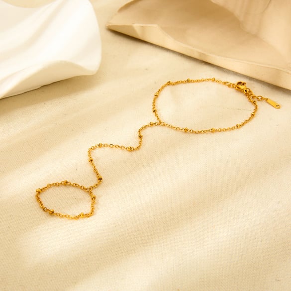 Chain Stainless Steel Gold Color  Women's Chain Bracelets 2