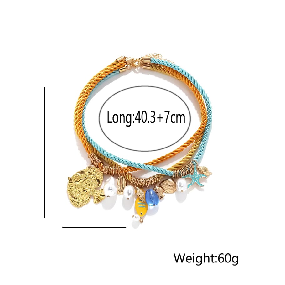 1 Set Ins Style Rope Layered Necklaces 