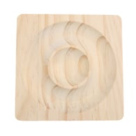 Diameter ongeveer 9,5 cm hoogte 1,5 cm vierkant 1 stuk/verpakking Afbeelding2