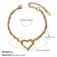 Bracciale in oro SL217G Immagine65