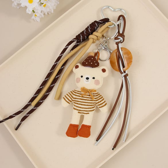 Cute Cartoon Bear Doll Women's Bag Charms 2