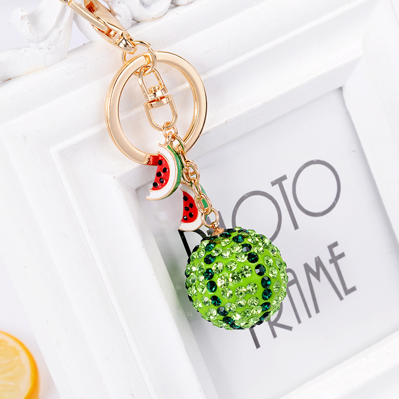 1 Piece Watermelon Alloy Keychain Picture4