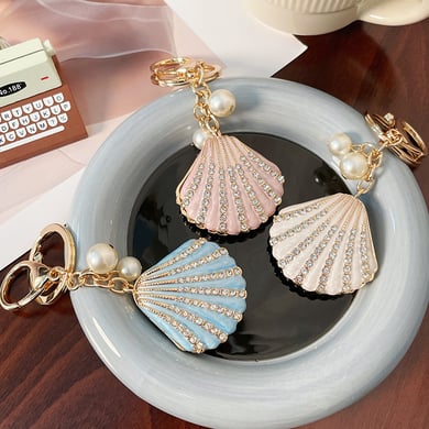 1 Piece Shell Alloy Keychain h5 Picture3