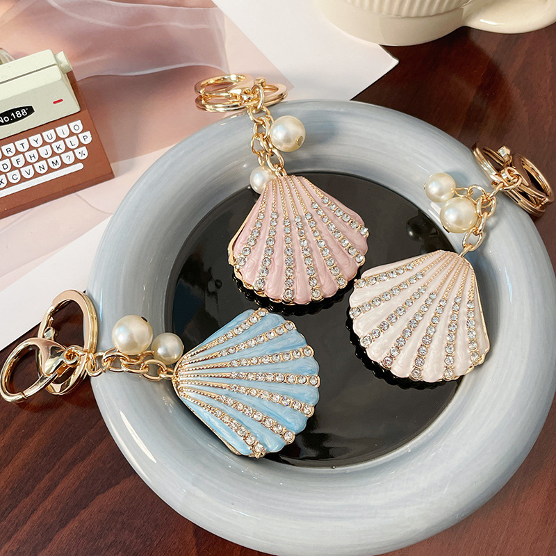 1 Piece Shell Alloy Keychain Picture3