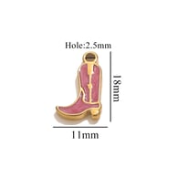 Goldschuhe Doppelseitige Öltropfen-Rosenrot Bild13