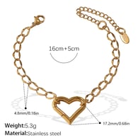 Bracciale in oro SL189G Immagine48