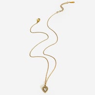 Collana a forma di cuore in oro 