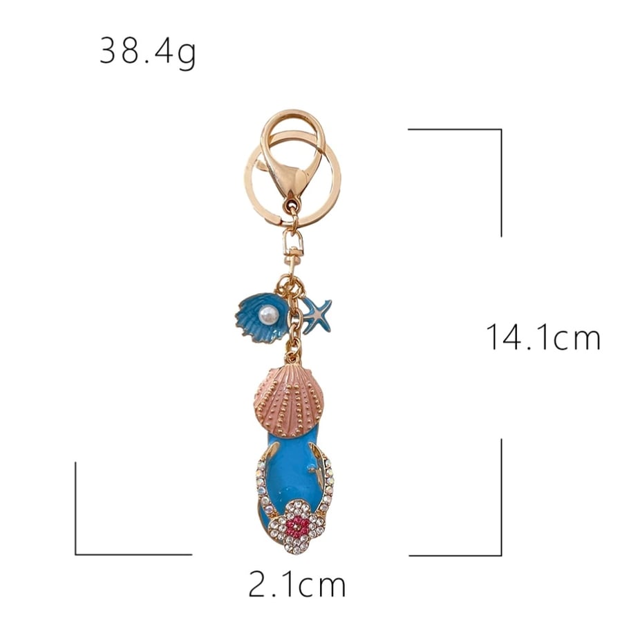 1 Piece Oceanic Alloy Keychain Picture2