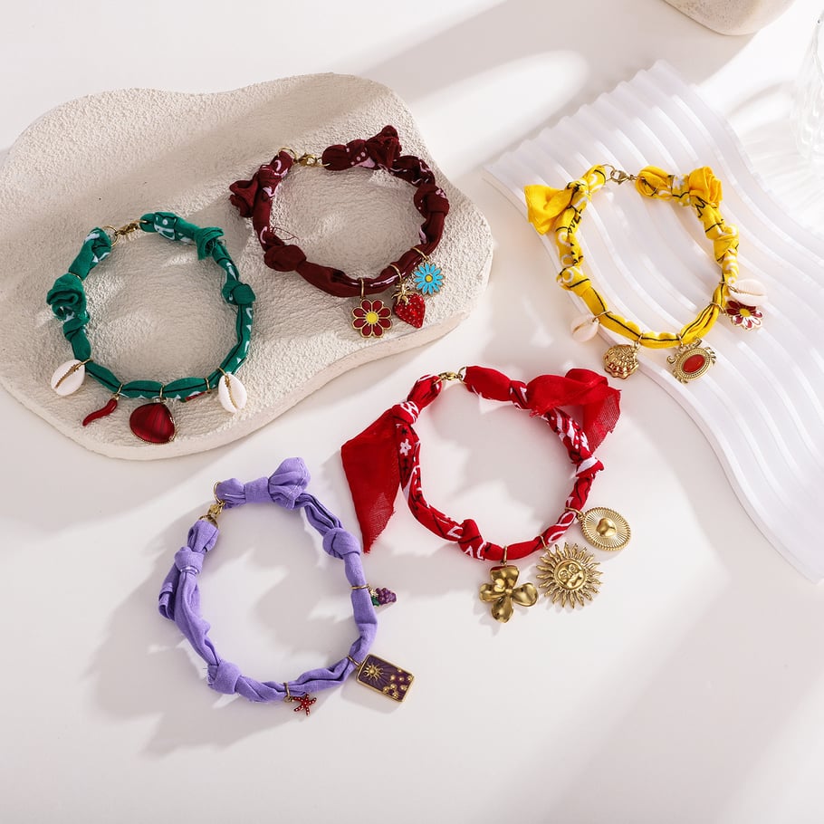 1 Piece Romantic Series Flower Stainless Steel Gold Color Anklets Picture4