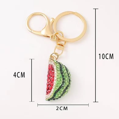 1 Piece Watermelon Alloy Keychain h5 Picture2