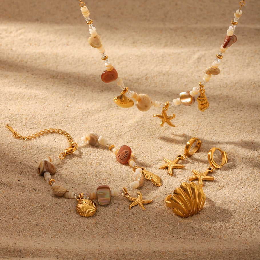 Vacation Turtle Stainless Steel  Gold Color  Women's Pendant Necklaces Picture5