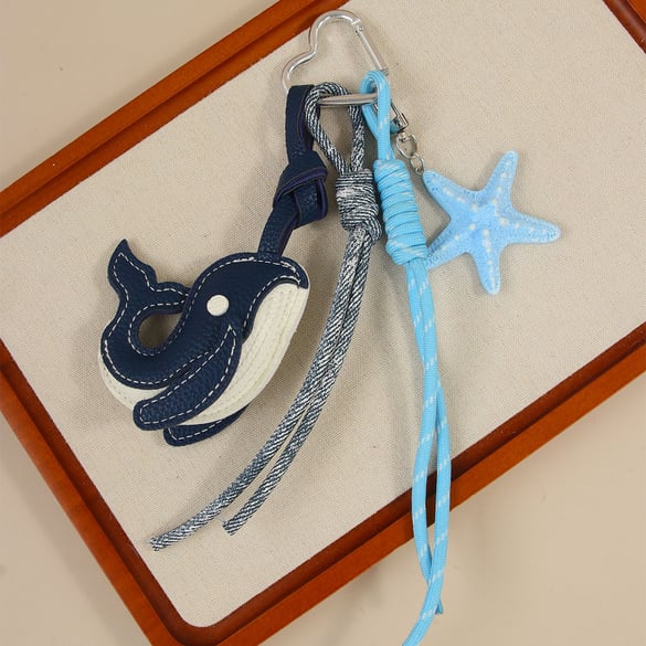 Light Luxury and Cute Little Whale PU Bag Pendant 2