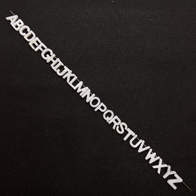 1 Stück Buchstabenmuscheln Schmuckperlen h5 Bild3