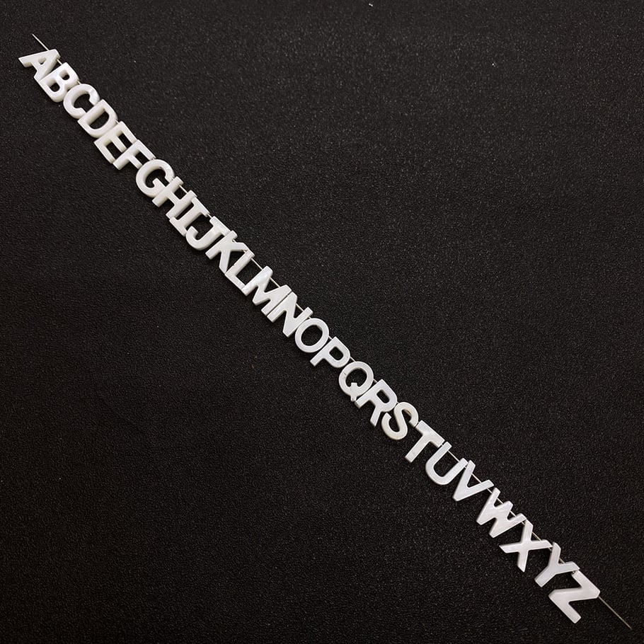 1 Stück Buchstabenmuscheln Schmuckperlen Bild3
