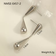NMSE-E457-2 Çelik Küpeler Resim2