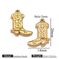 Gold Schuhe Einseitig Öltropfen-Gelb Bild24