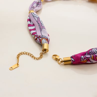 1 Piece Tropical Style Stainless Steel Gold Color Women's Pendant Necklaces h5 Picture8
