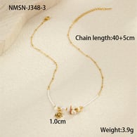NMSN-J348-3 Mercan İnci Kolye Resim6