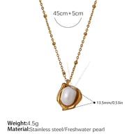 XL585WEG zoetwaterparelketting 