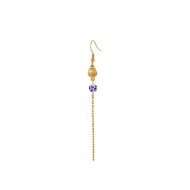 Pendientes colgantes geométricos de acero inoxidable dorados para mujer h5 Imagen5