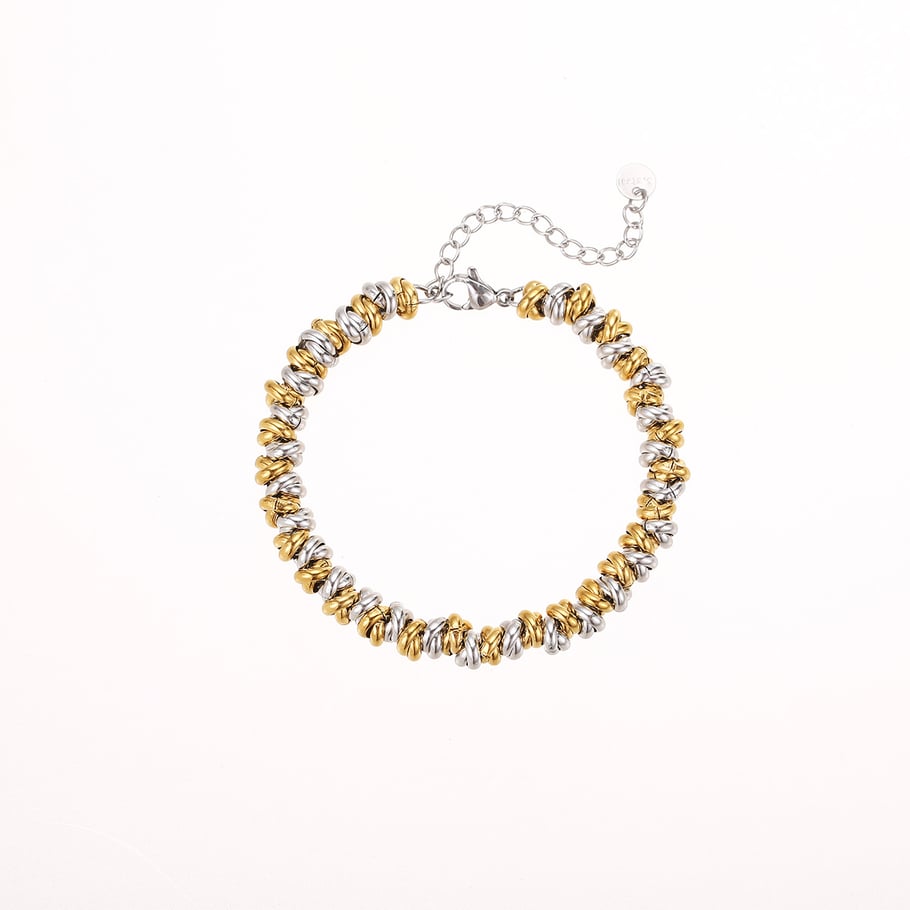 Casual Geometric Stainless Steel  Gold Color Women's Chain Bracelets Picture5