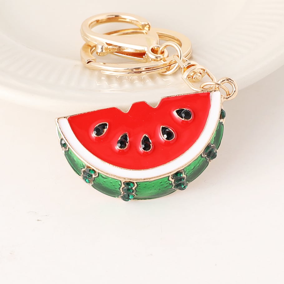 1 Piece Watermelon Alloy Keychain Picture5