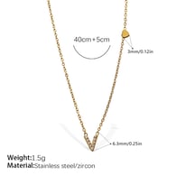 XL543WEGV harf kolye Resim6