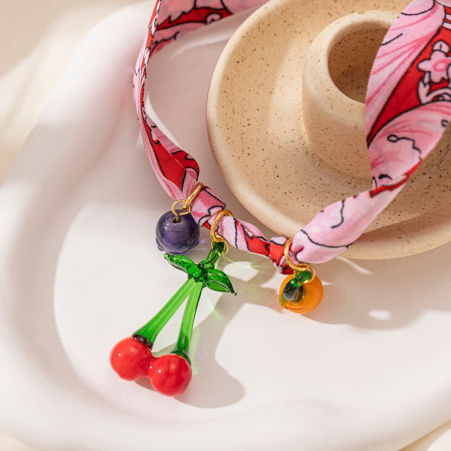 Collier avec pendentif en forme de plante douce, 1 pièce Image3