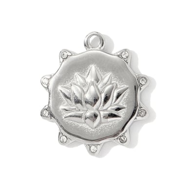 1 Piece Colorful Series DIY Droplet Stainless Steel Gold Color Women's Pendants h5 