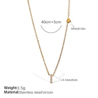 XL543WEGI harf kolye Resim19