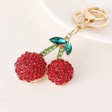 1 Piece Cherry Alloy Keychain h5 Picture3