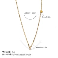 XL543WEGY harf kolye Resim3