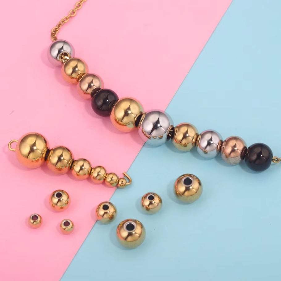 1 stuk DIY kralen roestvrij staal sieraden bedels Afbeelding2