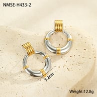 NMSE-H433-2 renk uyumlu küpeler Resim2