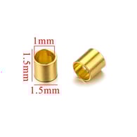 Goud - 1,5 mm [ongeveer 1,81 g per verpakking] 