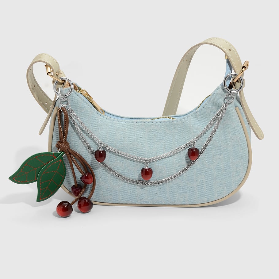 1 Piece Sweet Cherry Bag Charms h5Picture4