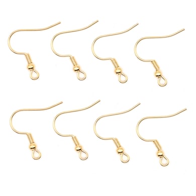 1 stuk oorhaak dagelijks effen roestvrij staal sieraden bedels h5 