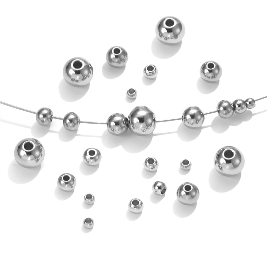 1 stuk DIY kralen roestvrij staal sieraden bedels Afbeelding4