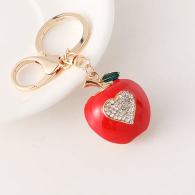 1 Piece Apple Alloy Keychain h5 Picture3